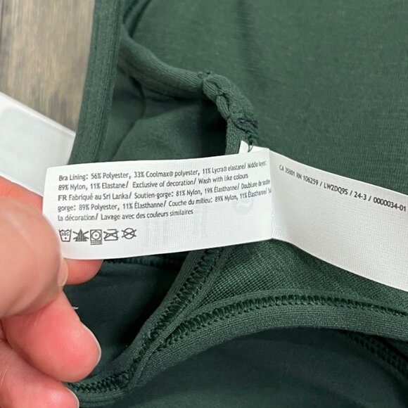 Lululemon NWT Align Sweetheart Bra *Light Support, A/B Cup Legacy Green - Picture 7 of 10